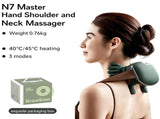 Hand-Like Neck & Shoulder Massager with 4D Kneading and Heat Portable Massage Device for Back, V1107-CS-JBAMY