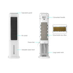 Devanti Tower Evaporative Air Cooler Conditioner Portable Cool Fan Humidifier 6L EAC-C-D3-WH