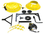 Kartrite Portable 63L Cement Concrete Mixer Dual Mix Blades & Tipper Lock 220W HCM-225-063