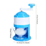 1 Multi-Function Shaved Ice Machine and Snow Ice Maker Compact Manual Ice Shaver with Smoothie and V1232-PBJ001