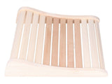 Sauna Pillow Relieving Pain Convenient Practical Relaxing Comfortable Ergonomic Design Wooden Back V1294-YM0715-3111210464411