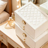 Dark green Multi - layer Jewelry Box Velvet Lining, Three - layer Zoning, Double - drawer V1232-SSSNH002