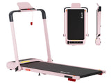 Everfit 3 in 1 Treadmill Electric Walking Pad with Incline Foldable for Home Gym Pink TMILL-400H-INC-PK
