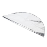 Round Fire Pit Mat Fireproof Outdoor terrace Barbecue Grill Deck Protection Pad SuppliesSilver Gray V1294-YM0721-3117210056611