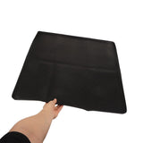 Black Silicone Non- Garbage Can Tray with Honeycomb Design, Corner Fit Protector for Under Trash V1192-AZ-W-31662