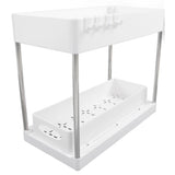 Slide Out Storage Baskets ABS Under Sink Organizer Cabinet Sliding Drawers for Kitchen Bathroom V1294-YM0512-3117220264212