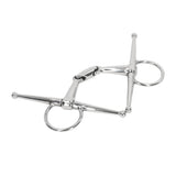 135mm Horse Mouth Bit Stainless Steel Horse Cheek Snaffle for Cultivation Outdoor Gift V1294-YM0718-3111220223011