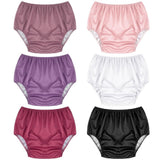 6 Pcs Adult Leakproof Incontinence Underwear for Women Men Pull on Cover Pant Washable Underpants V1192-AZ-W-28316