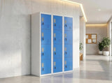 12-Door Locker for Office Gym Shed School Home Storage - Standard Lock with Keys V63-838971