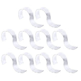 Acrylic Belt Display Stand Transparent for Retail Store Use 10Pcs V1370-AZ4-16829