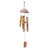 Hanging Wind Bell Brown Decorative Chimes for Balcony Entry, Natural Build Brown Finish Calm V1192-AZ-W-21839