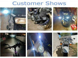 2 Pcs Phare Motorcycle Feux Additionnels LED Compatible with Road 4X4 ATV V1237-MS-626-336