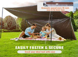 Tarp Waterproof Tarpaulin 20 x 30 ft 10 Mil Plastic Poly Tear UV Resistant V952-FSBWYNZPEPE207MCQV0