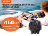 Hydraulic Outboard Steering Pump, 1.4 Cubic Inches, 150HP Front Mount Hydraulic Helm Pump with V952-XWYYFXB150HPZXB01V0