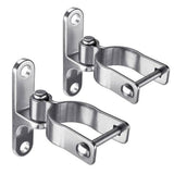 New 2-Pack Wall Mount Gate Hinge 1-3/8Inch Farm Hinge, 304 Stainless Steel Tube Fence V1369-AZ3-W-09256