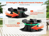Deck Blocks 8 PCS, 2200 lbs / 997.90 kg Load Capacity Deck Support Plastic Pedestal Paver, Raising V952-SKCZCJZSKC606IPRZ001V0