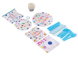Paper Plate Cup Tableware Set for Party V1294-YM0901-3117250082111