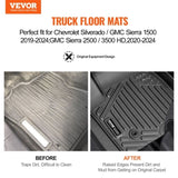 Automotive Floor Mats Fits for Chevrolet Silverado/GMC Sierra 1500 3 pcs V952-KCDBDXFLSILVY37NOV0