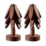 Set Wooden Coasters in Tree Shape, Wooden Insulation Mat_tfrf V1237-ZY-203-5044