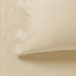 1000TC Ultra Soft Single Size Bed Yellow Cream Flat & Fitted Sheet Set V493-ASS-09