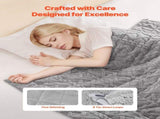 Weighted Blanket, 9 kg, 1524 x 2032 mm Queen Size, Sherpa Fleece Heavy Blanket with Glass Beads, V952-JZMTYGRTHRT2DXUNJ001V0