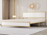 Levede Metal Bed Frame Under Bed Storage Double Beige BF1070-D-BG