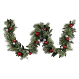 Christabelle 2.7m Christmas Garland with LED Lights and Baubles Mantle Decoration Ornament 112_SENJB274