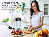 POLYCOOL 2L Commercial Blender Mixer Food Processor Smoothie Ice Crush Black V219-COKBLNPLYBA20B