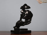 Hinge Head Home Decoration, Abstract Art Sculpture Home Resin Statue Statue Home V1192-AZ-W-13866