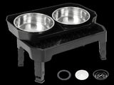 Pawz Raised Dog Bowls Adjustable Elevated Feeder Slow Feeder Lick Mat Foldable PT1415-AU