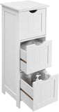 VASAGLE Floor Cabinet with 3 Drawers White V227-9101101071000