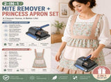 Home Clean Essential 2-piece set -Black Wireless UV Mite Remover Vacuum and Floral Green Canvas V888-ELOSUNG53602