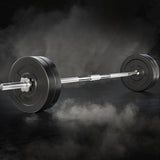 Everfit 28kg Barbell Set Weight Plates Bar Lifting Bench 168cm FIT-K-BB-SET-20KG
