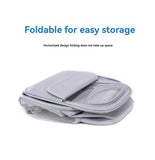 Grey Spacious Pet Carrier Backpack with Clear Window - Comfortable Travel Bag for Cats & Small Dogs V888-ELOSUNG27129