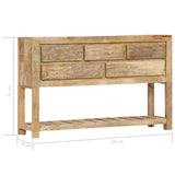 Sideboard 120x30x75 Cm Solid Mango Wood 43_247479