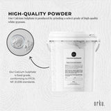 1Kg Calcium Sulphate Gypsum Powder Bucket- Food Grade Hydrous Sulfate V238-SUPDZ-40142257258576
