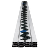 Spring Wire and Lock Channel, 2m Lock & U-Channel Bundle for Greenhouse, 50 Packs PE Coated V952-YMCKCTZLHJ250046ZV0