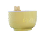 Alarm Clocks USB Powered Cats Teacup ABS LED Night Light Digital Clock for Desk - Yellow V1263-JX-296