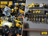 Heavy Duty Power Tool Organizer Wall Mount - 3-Tier Garage Storage Rack with Drill Holder, V888-ELOSUNG18460