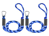 Bungee Dock Lines for Boats 4 ft, Heavy-Duty Elastic Anchor Rope with Hooks, Secure Boat Dock Lines, V1192-AZ-W-3220