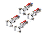 10PCS Atomizing Spray Nozzle Set Zinc Alloy Agricultural Plant Water Misting Fan Nozzle for Tractor V1294-YM0706-3111230161511
