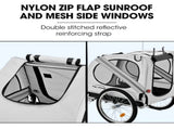 TAG-ALONG Pet & Cargo Bike Trailer, Bicycle Pet & Cargo Trailer, Cargo Carrier, Grey V219-BCAPBTTAPTGA