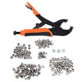 Heavy Duty Snap Fastener Tool,Snap Setter Tool Kit with 60 Sets, for Boat Cover, Snap Button Tool, V1370-AZ4-08135