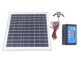 Solar Panel Kit 50W 18V with MPPT Waterproof Charge Controller 3meter Battery Clamp for Outdoor RV V1294-YM0710-3111230293011