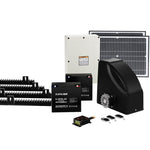 Lockmaster Automatic Sliding Gate Opener Kit 40W Full Solar Electric 4M 600KG GO-SLIDE-M01-40W-SOLAR