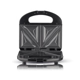 Compact Dual-Sided Sandwich Maker with Non-Stick Plates for Quick Homemade Hot Pressed Toast, V1341-ZY-XCP5ENQ9-BLACK