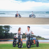 VALK Electric Fat Tyre Tricycle, 500W, Throttle, Hydraulic Disc Brakes, Alloy Frame, Suspension, V219-BIKETCVAF6WA