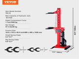Strut Spring Compressor, 4.5 Ton/9920 LBS Hydraulic Jack Capacity, 1 Ton Rated Compression Force, V952-ZXJZDHCZQJTYYH9F2V0