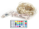 16Colors 200LEDs String Light Copper Wire RGB Decor Lamp IR Remote Control Timing Waterproof V1294-YM0901-3119210002411