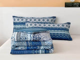Boho Vibes blue Bedding Set 3Piece Comforter & Pillow Covers V745-MAB010907AJ3